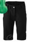 Damen Bikeshorts kurz Sitivo Shorts W schwarz black / bright green