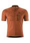 Bike Jersey Men Short Sleeve PRESEGNO brown copper clay