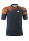 MTB Jersey Men Short Sleeve VEDELLO blue Brown outerspace/copper clay
