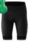 Damen Radhose kurz SITIVO W 0 Schwarz black / bright green