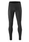 Herren Übergangs-Fahrradhose lang Essential Tight SC M Schwarz black