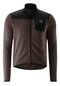 Active Fleece Jersey Men Long Sleeve Adventure Jersey Fleece M brown fossil