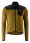 Active Fleece Jersey Men Long Sleeve Adventure Jersey Fleece M yellow antique moss