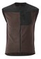 Fleece Bike vest Men ADVENTURE VEST FLEECE brown fossil