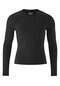 Herren Rad-Unterhemd BASE SHIRT LONGSLEEVE M Schwarz black