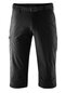 Herren Fahrradhose 3/4 kurz Porto Schwarz black