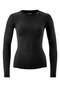 Damen Rad-Unterhemd BASE SHIRT LONGSLEEVE W Schwarz black