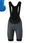 Damen Fahrradhose kurz SITIVO W BIB Grau Blau sargasso sea/skydiver