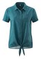 Damen Rad-Bindebluse MOLVENO Blau atlantic deep