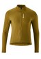 Herren SITIVO Thermo-Fahrradtrikot langarm SITIVO TRIKOT THERM M Gelb antique moss