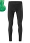 Herren Thermo Fahrradhose lang Sitivo Tight M Schwarz black / bright green