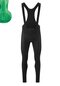 Herren Thermo Fahrradhose lang Sitivo Tight BIB M Schwarz black / bright green