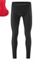 Herren Thermo Fahrradhose lang Sitivo Tight M Schwarz black / fire