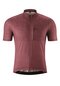 Bike Jersey Men Short Sleeve PRESEGNO red burnt russet