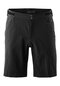Herenfietsbroek met binnenbroek Adventure Shorts M zwart 