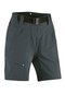 Damen Bikeshorts kurz Mira Basic Grau graphite