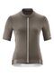 Women's short-sleeved cycling jersey with full zip Short Sleeve Road Jersey W grey gray phoenix