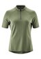 Damen Kurzarm-Radtrikot mit 1/2-Zip kurzarm Adventure Jersey Nature W Grün bellcourt castle