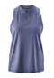Damen Rad-Top kurzarm Adventure Jersey Sleeveless W Blau lilac sleet