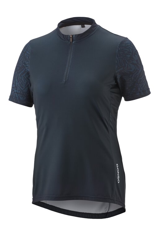 Fietsshirts korte mouw Adventure Jersey Halfzip W