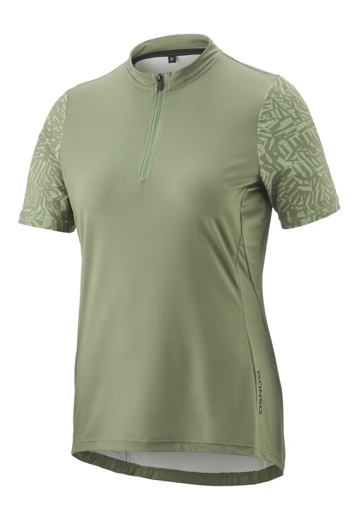 Fietsshirts korte mouw Adventure Jersey Halfzip W
