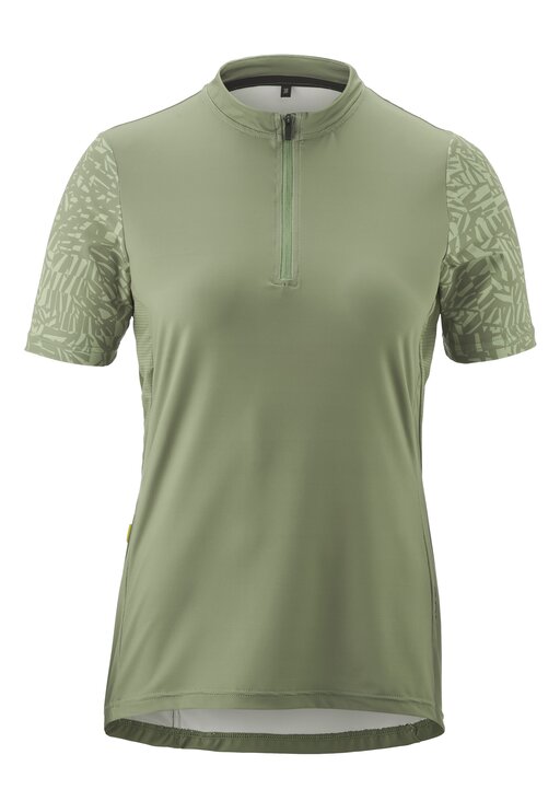 Fietsshirts korte mouw Adventure Jersey Halfzip W