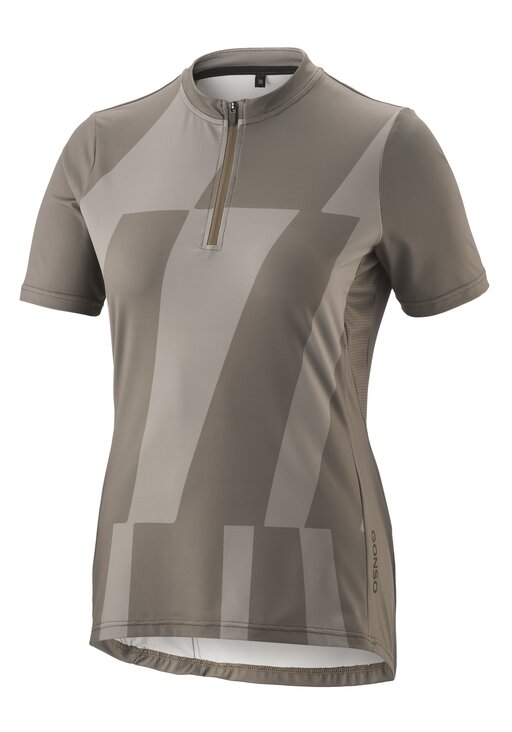 Fietsshirts korte mouw Adventure Jersey Halfzip W