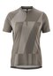 Dames fietsshirt met korte mouwen en 1/2 ritssluiting korte mouw Adventure Jersey Halfzip W grijs gray phoenix