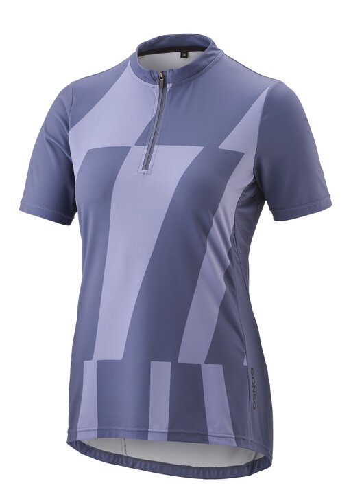 Fietsshirts korte mouw Adventure Jersey Halfzip W