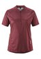 Dames fietsshirt met korte mouwen en 1/2 ritssluiting korte mouw Adventure Jersey Soft Touch W bruin cherokee brick