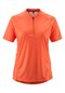 Dames fietsshirt met korte mouwen en 1/2 ritssluiting korte mouw Adventure Jersey Soft Touch W rood fiesta red