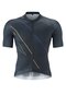 Heren fietstrui met korte mouwen en volledige ritssluiting korte mouw Road Jersey Print M blauw outerspace