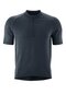 Herenfietstrui met korte mouwen en 1/2 ritssluiting korte mouw Adventure Jersey Nature M blauw outerspace