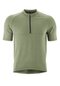 Herenfietstrui met korte mouwen en 1/2 ritssluiting korte mouw Adventure Jersey Nature M groen bellcourt castle