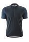 Heren fietsshirt met korte mouwen en 1/2 ritssluiting korte mouw Adventure Jersey Halfzip M blauw outerspace