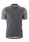 Heren fietsshirt met korte mouwen en 1/2 ritssluiting korte mouw Adventure Jersey Halfzip M grijs mercury gray