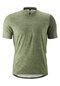 Heren fietsshirt met korte mouwen en 1/2 ritssluiting korte mouw Adventure Jersey Halfzip M groen bellcourt castle