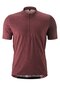 Heren fietsshirt met korte mouwen en 1/2 ritssluiting korte mouw Adventure Jersey Halfzip M bruin cherokee brick