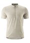 Heren fietsshirt met korte mouwen en 1/2 ritssluiting korte mouw Adventure Jersey Halfzip M grijs chateau gray
