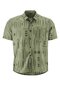 Heren fietsshirt met korte mouwen korte mouw Adventure Shirt M groen bellcourt castle