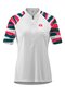 Damen Radtrikot kurzarm BEDOLLO Weiß white