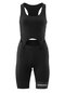 Dames fietsshort & sportbeha set Essential Bra Set W zwart 